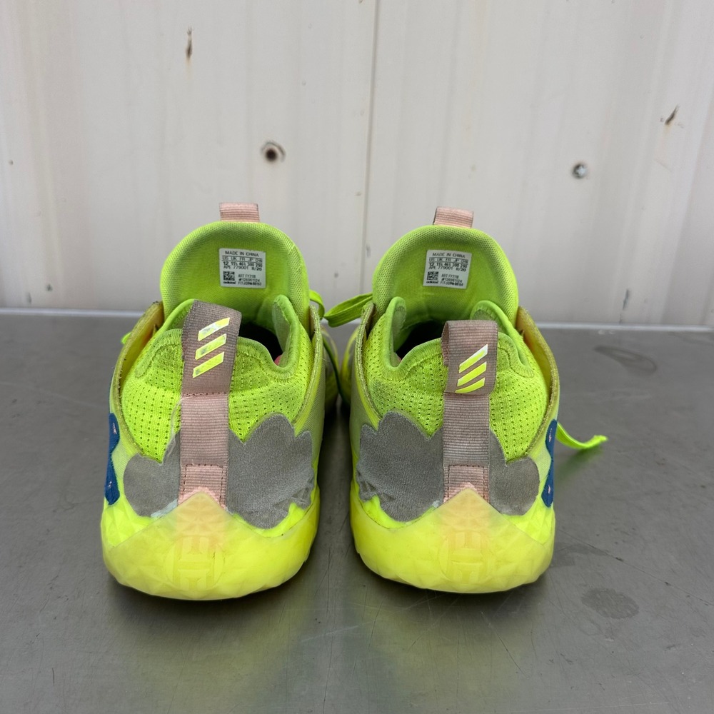 Adidas Harden Vol 5 Futurenatural Solar Yellow Basketball Shoes Mens 12 FY2118 - Picture 5 of 12